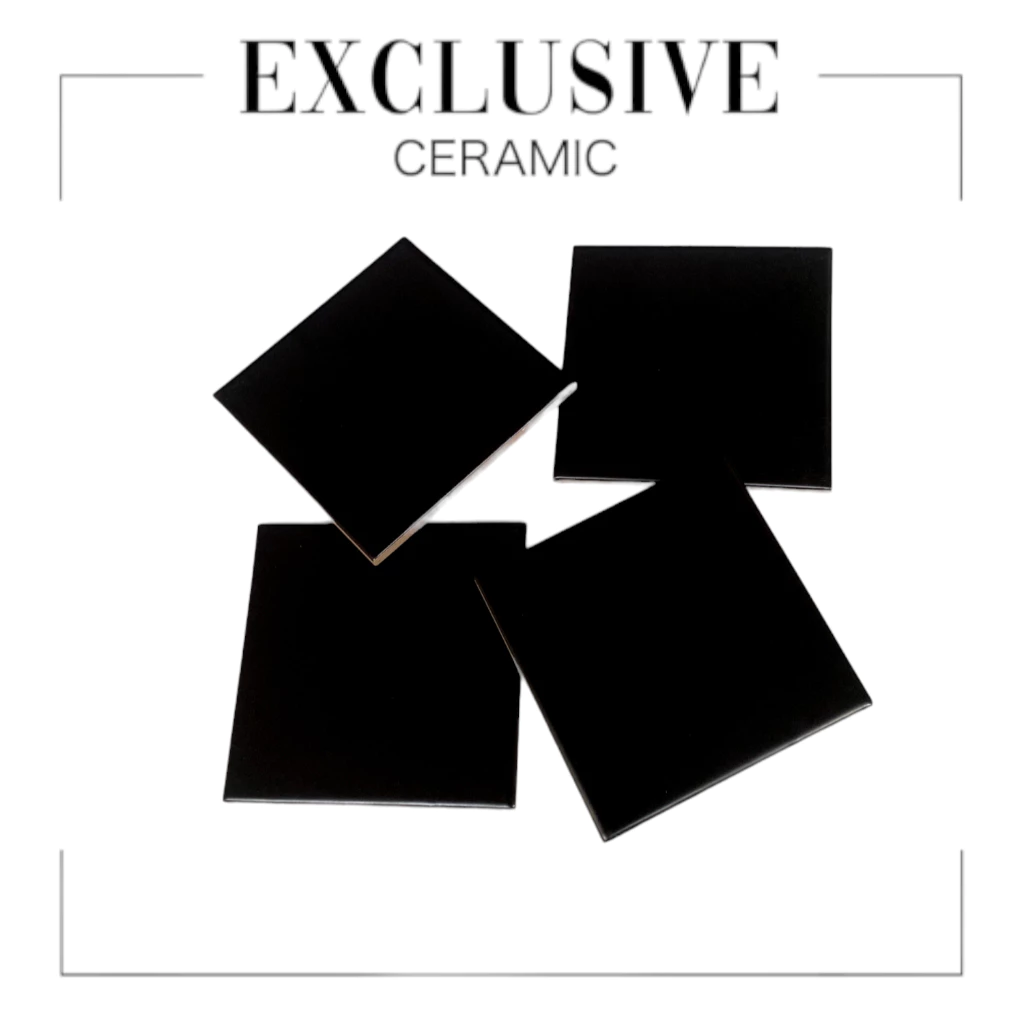Keramik 10x10 / Keramik 10 x 10 Exclusive Ceramic Black Nero (1,00)