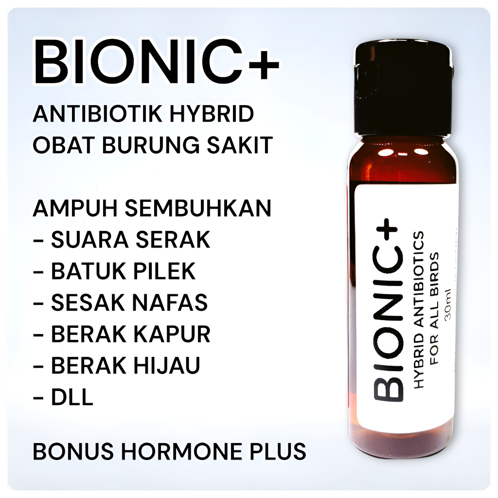 Jual BIONIC+ Obat Burung Dosis Tinggi Terbukti Paling Ampuh Sembuhkan ...