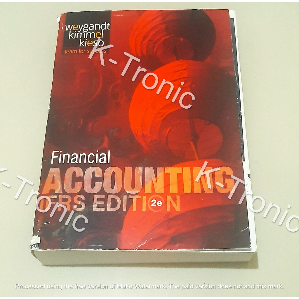 Jual BUKU FINANCIAL ACCOUNTING IFRS EDITION 2e - WEYGANDT, KIMMEL ...