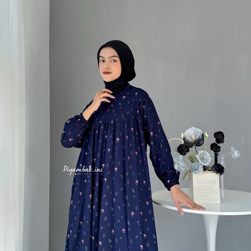 Jual GAMIS INARA motif rayon premium | Shopee Indonesia