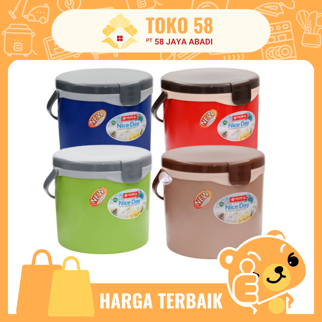 Jual [COD] Rice Bucket Lion Star HANAMI I-30 ( 30 Liter ) | Shopee ...