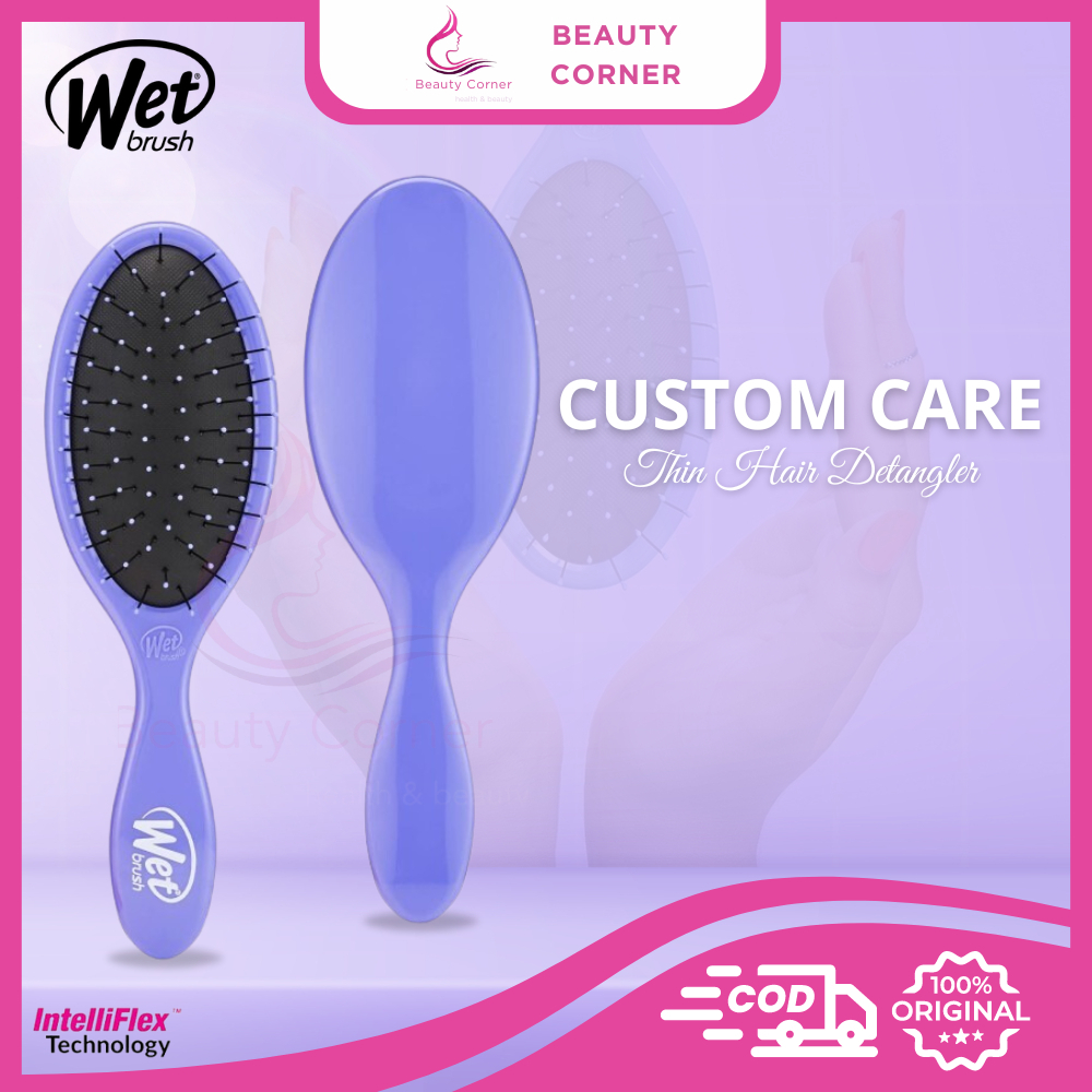 Wet Brush Custom Care Für Feines Haar: Sanfte Entwirrbürste Für Nasses & Trockenes Haar