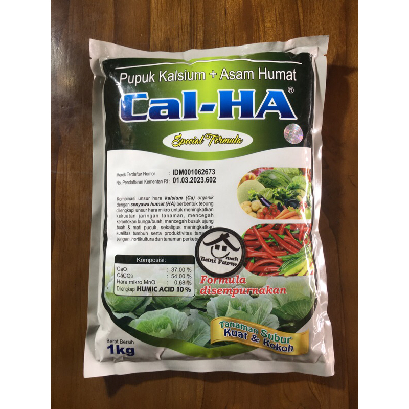 Jual Pupuk CAL HA (Pupuk Calsium + Asam Humat) Calha 1 Kg | Shopee ...