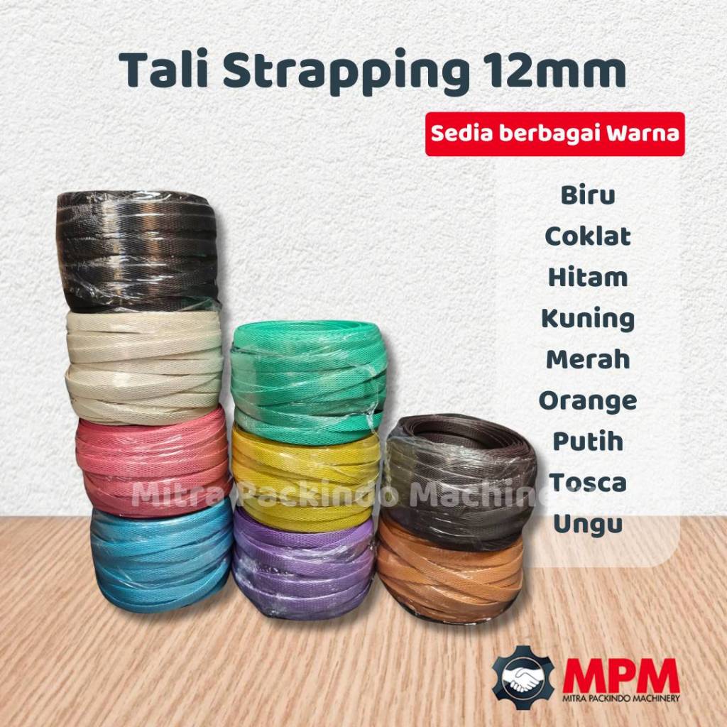 Jual Tali Strapping 12mm / Straping Band Ikat Packing Barang Dus 12 mm ...