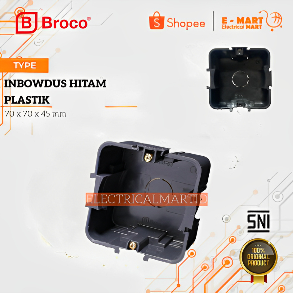 Jual BROCO IB DUS PERSEGI / Inbowdos Saklar | Shopee Indonesia