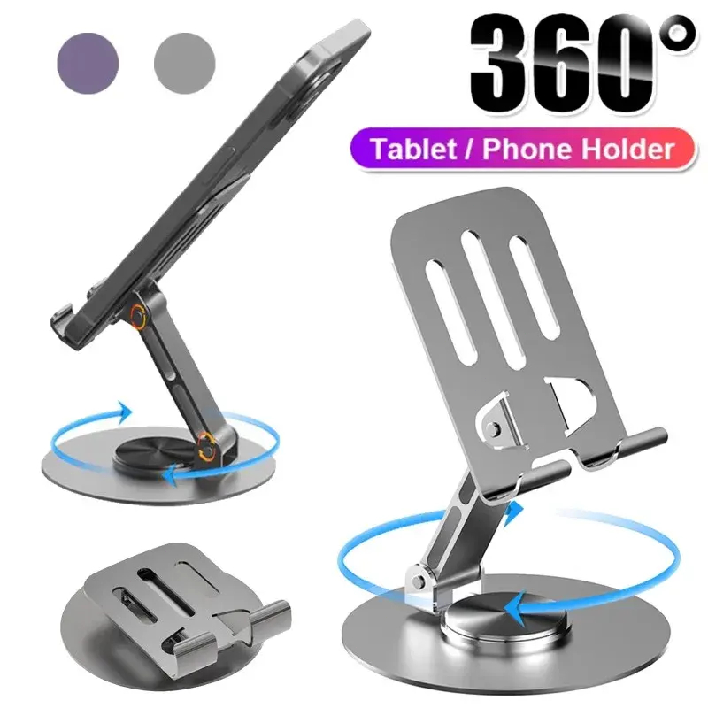 HANYS Holder HP Full Besi 360° Stand Holder Hp Bisa Dilipat Phone Holder  Desktop Dudukan HP di meja