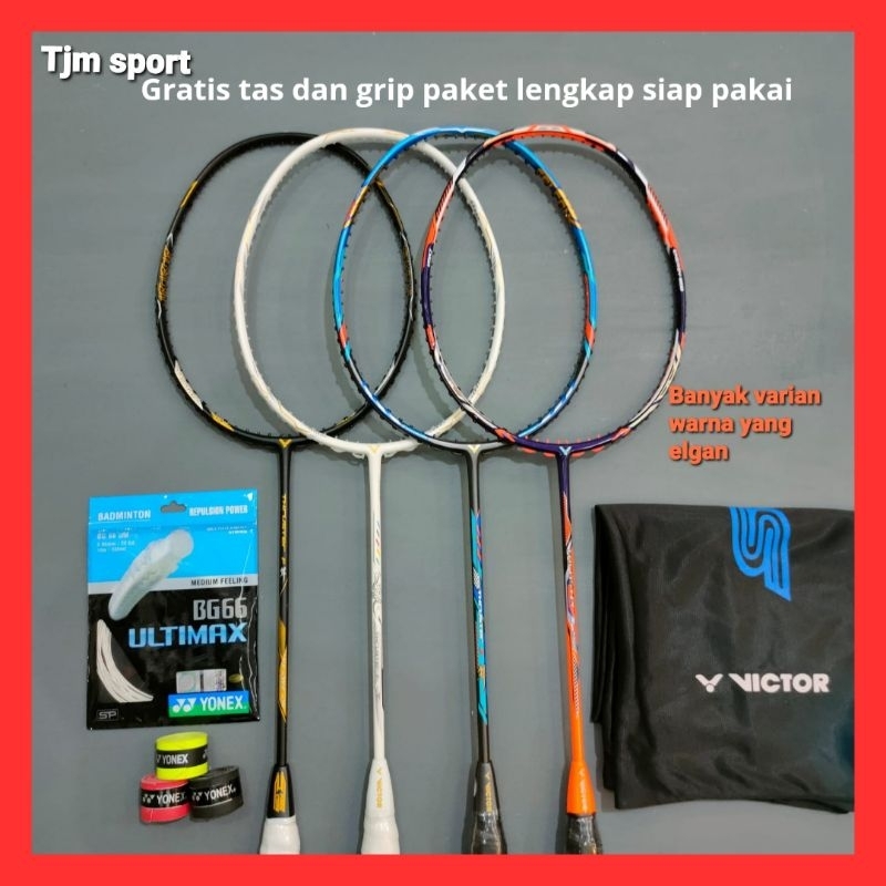 Jual raket badminton impor original 30lbs/raket auraspeed 8000/raket ...