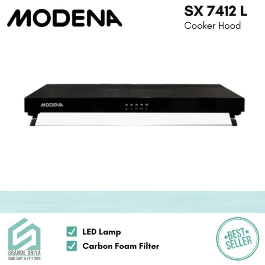 Jual Modena Slim Cooker Hood SX 7412L | Shopee Indonesia