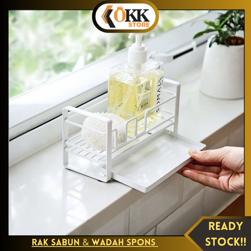 Jual Okk Rak Sabun Dapur Minimalis Rak Sponge Cuci Piring Nordic Style Anti Karat Berkualitas