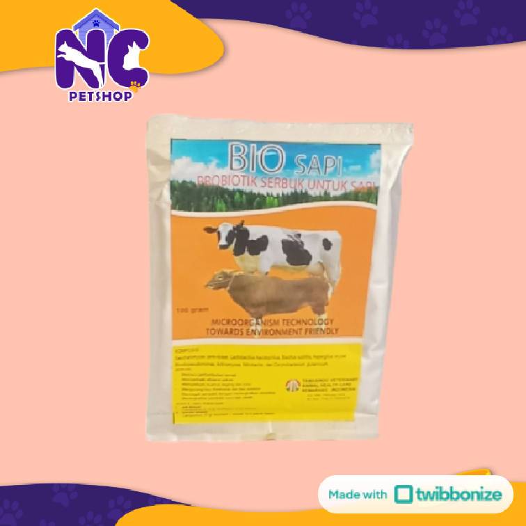 Jual BIO SAPI 100GR - Probiotik memacu pertumbuhan, daya tahan dan ...