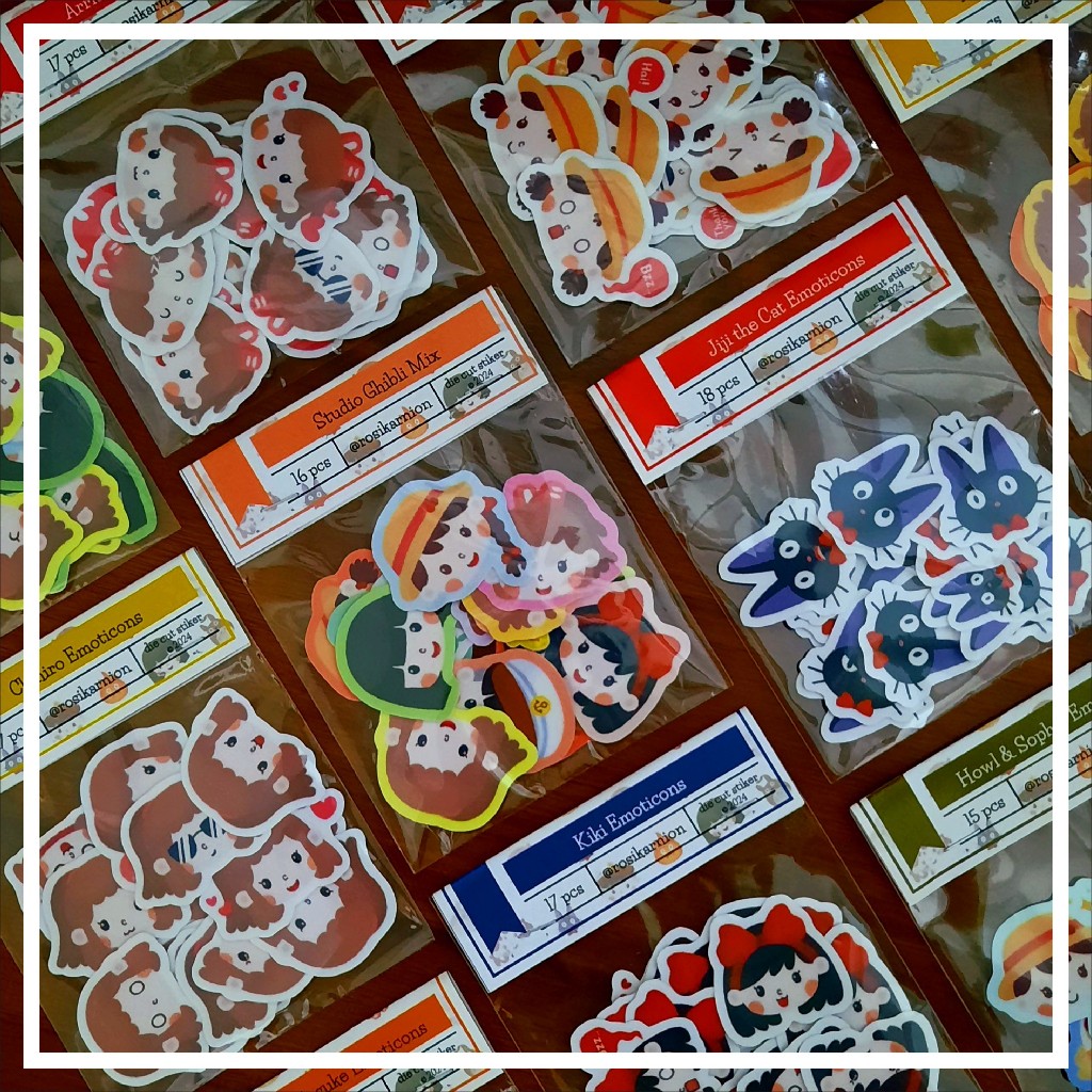 Jual ROSIKARNION Studio Ghibli Sticker Pack / Stiker Set | Shopee Indonesia