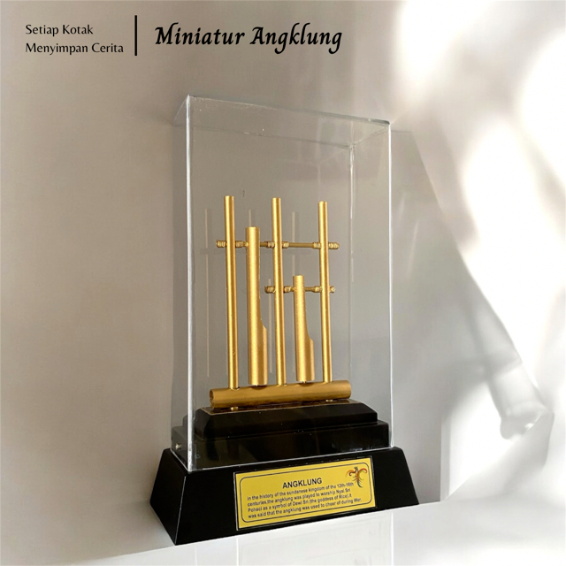 Jual Souvenir Unik Miniatur Angklung Khas Jawa Barat Cinderamata Kotak ...