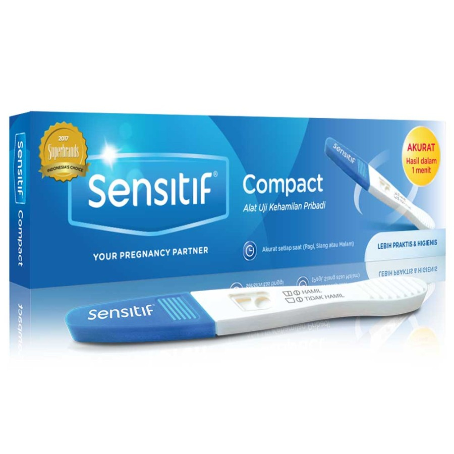 Jual SENSITIF COMPACT ALAT UJI KEHAMILAN PRIBADI YOUR PREGNANCY PARTNER ...