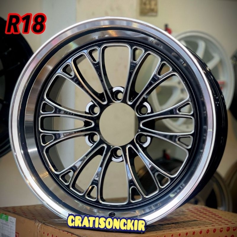 Jual velg racing mobil 18 WELD DRAG FLOW FORMING velg racing mobil r18 ...