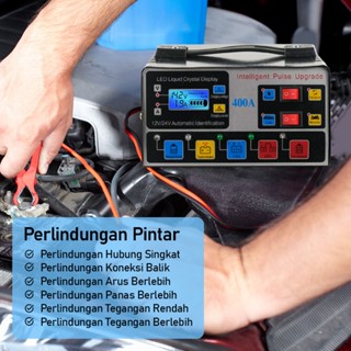Jual Charger aki casan aki otomatis Mobil Motor Truk 12 24v auto on off