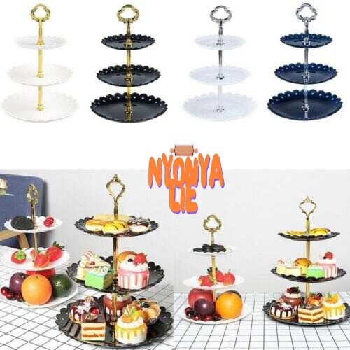 Jual Diskon CSA02 DISPLAY CAKE STAND DISPLAY RAK TINGKAT KUE TART POP ...