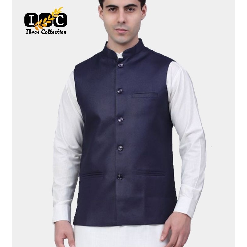 Jual Rompi Pakistan | Rompi Vest pria Simple | Rompi Koko / Gamis ...