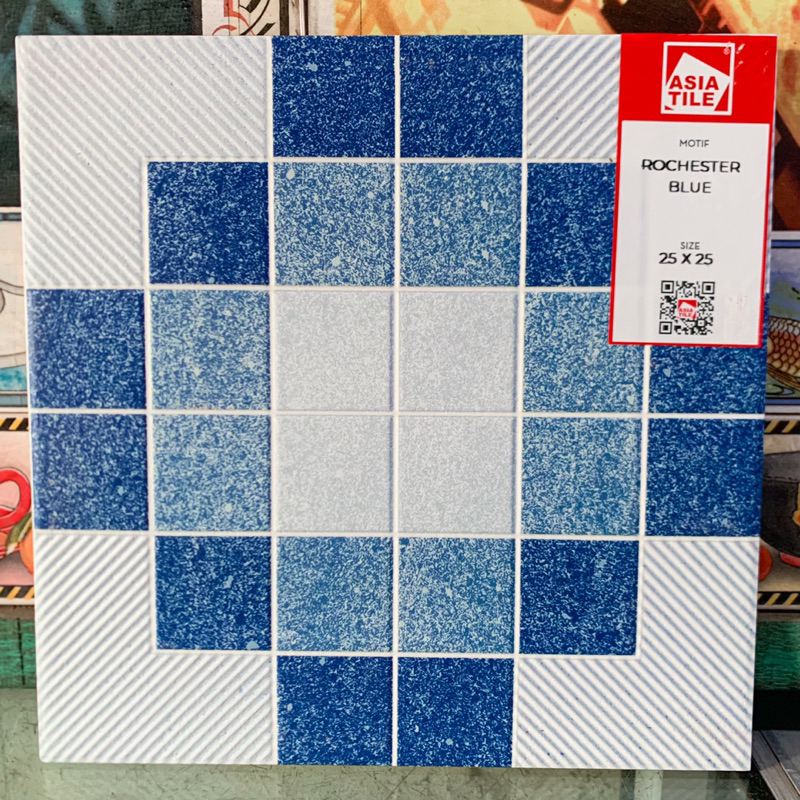 Jual Keramik Lantai Kamar Mandi 25x25 Asia Tile Rochester / Keramik ...
