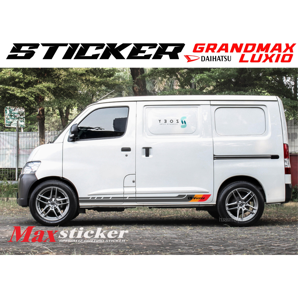 Jual Sticker Daihatsu Grand Max Luxio, Sticker mobil Luxio Grand Max ...