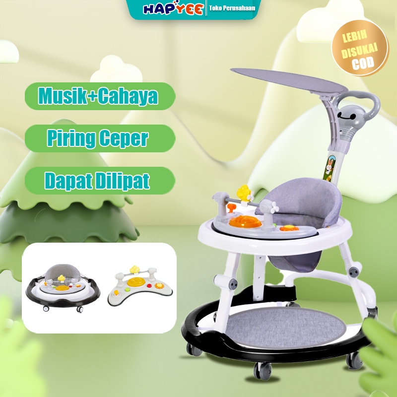Jual HAPYEE Baby Walker Family Terbaru Sepeda Bulat Bayi Kereta Bayi