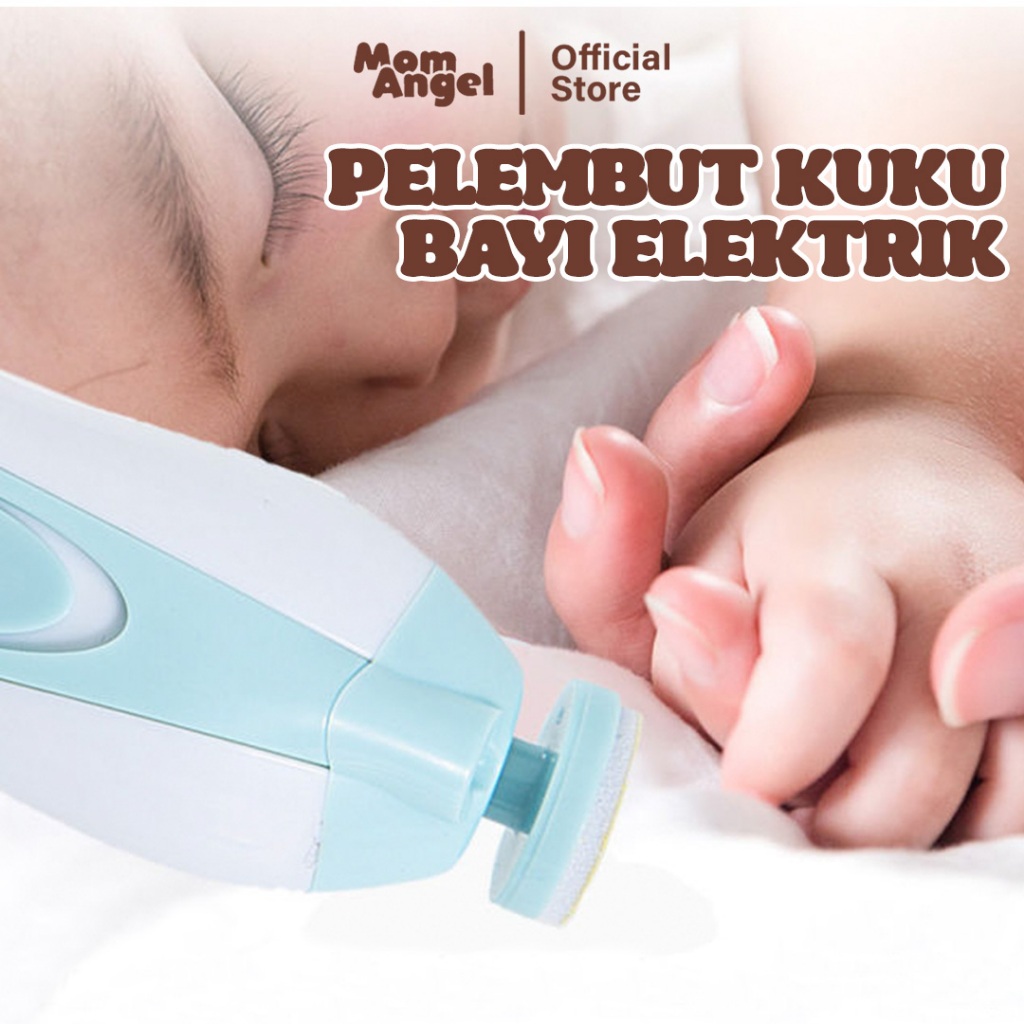 GUNTING KUKU BAYI ELEKTRIK SET Baby Care Electric Nail Trimmer Peralatan Pemotong Kuku Bayi New Born Clippers Set Tool Perlengkapan