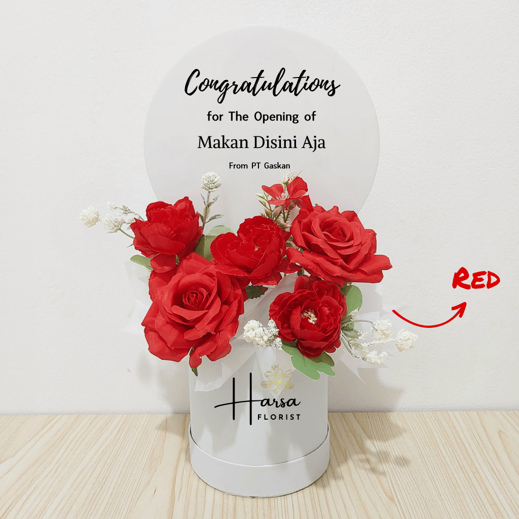 Jual Bloom Box Flower Artificial / Bloom Box Akrilik / Bloom Box ...