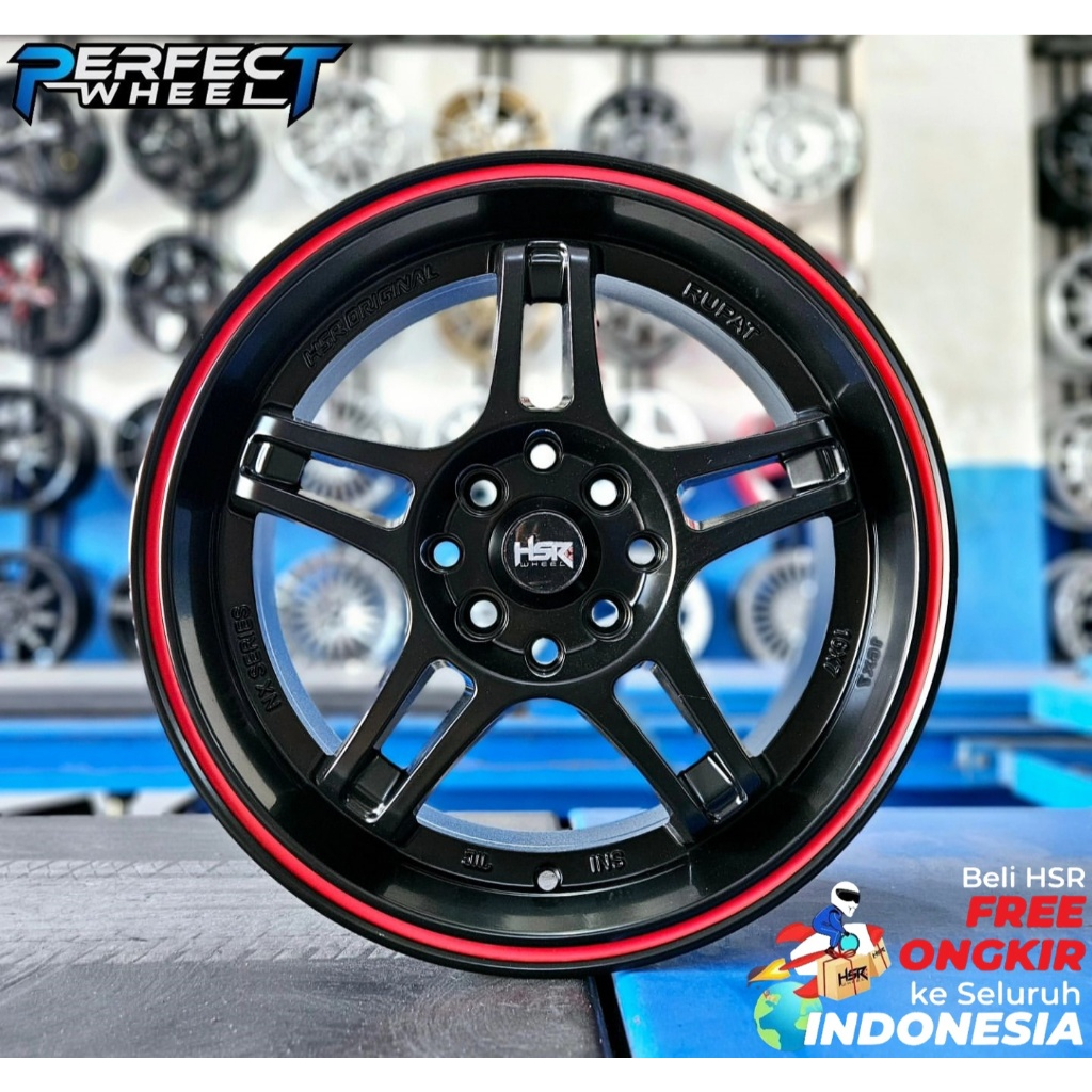 Jual Velg Racing R16 Hsr Wheel Tipe Rupat Velg Ring 16 Yaris, Jazz ...