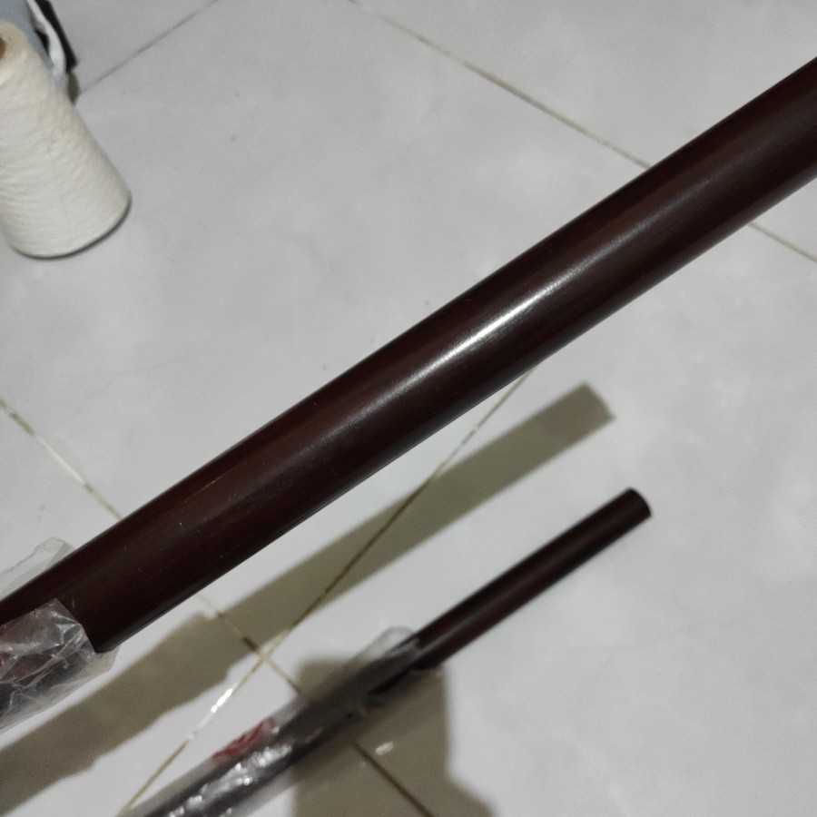 Jual Rel Tiang Batang Besi Gorden per 10cm Kosongan Rel Pipa Bulat Saja ...