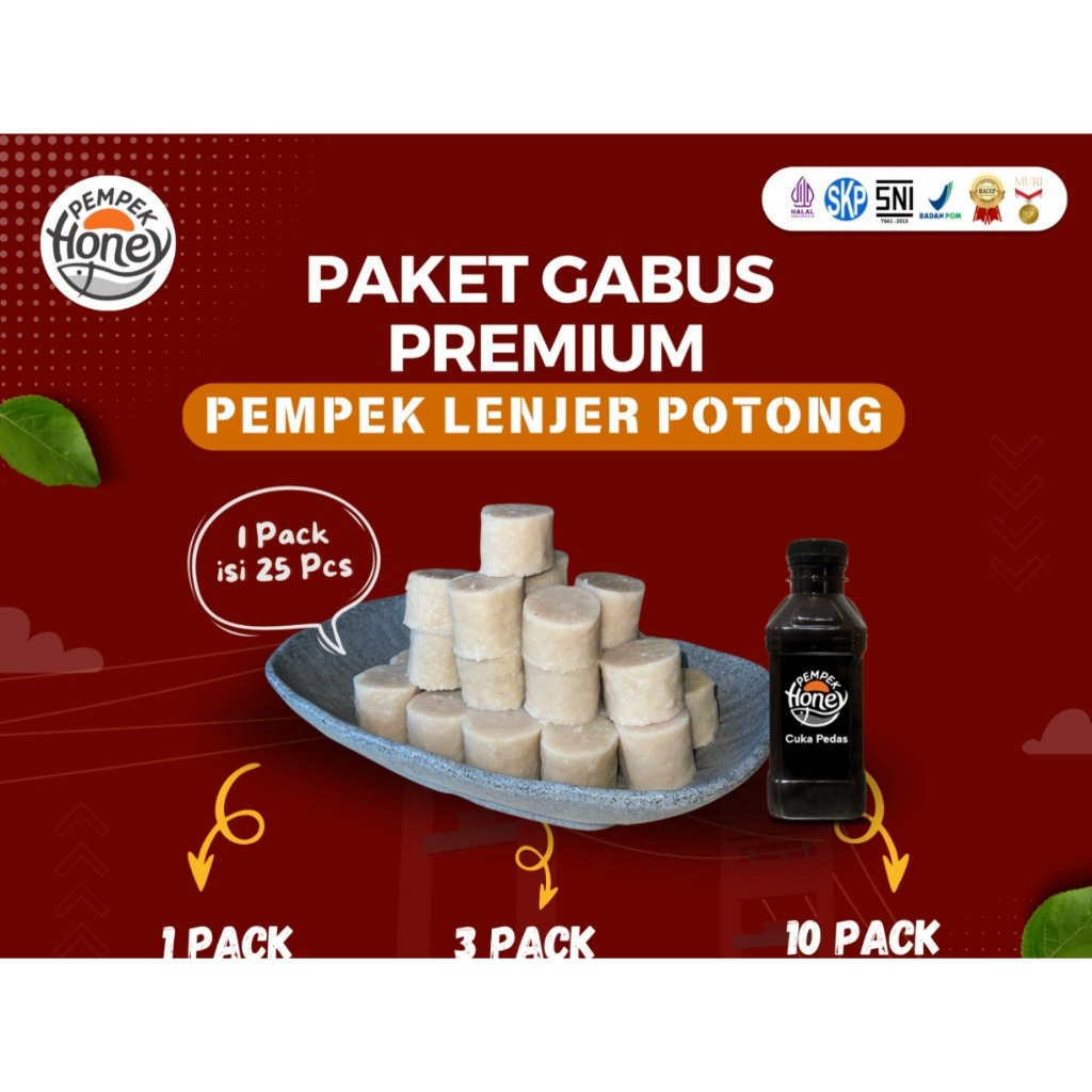 Jual Lenjer Gabus @4800 isi 25 pcs | Shopee Indonesia