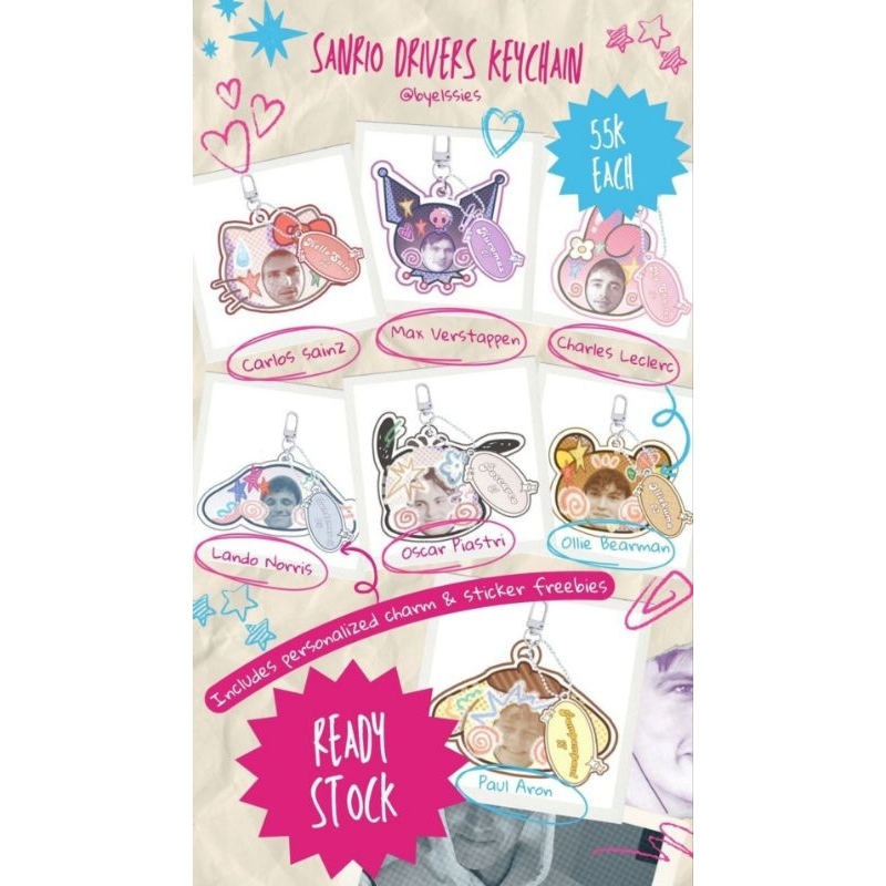 Jual F1 x Sanrio Keychains (READY STOCK) | Shopee Indonesia