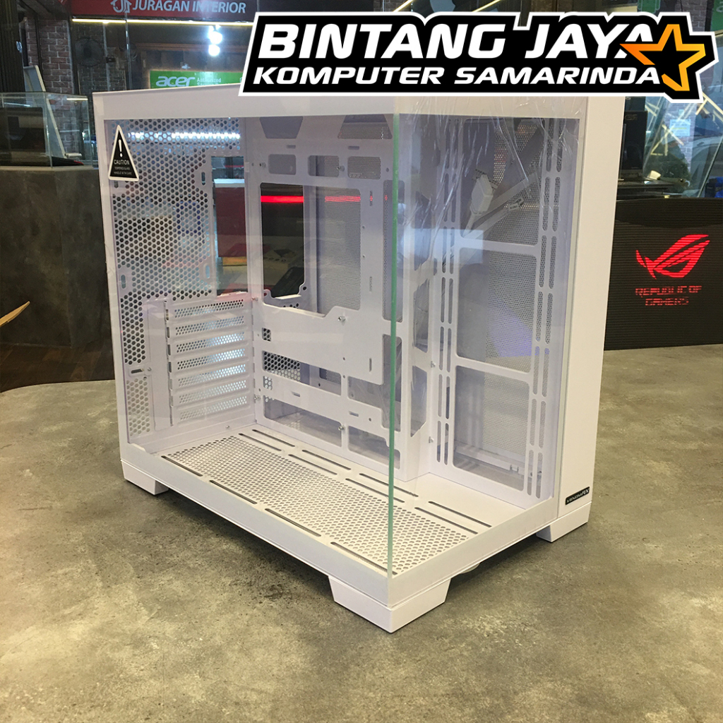 Jual Casing PC VenomRX DAEMON S9 BTF BLACK - ATX Tempered Glass - WHITE ...