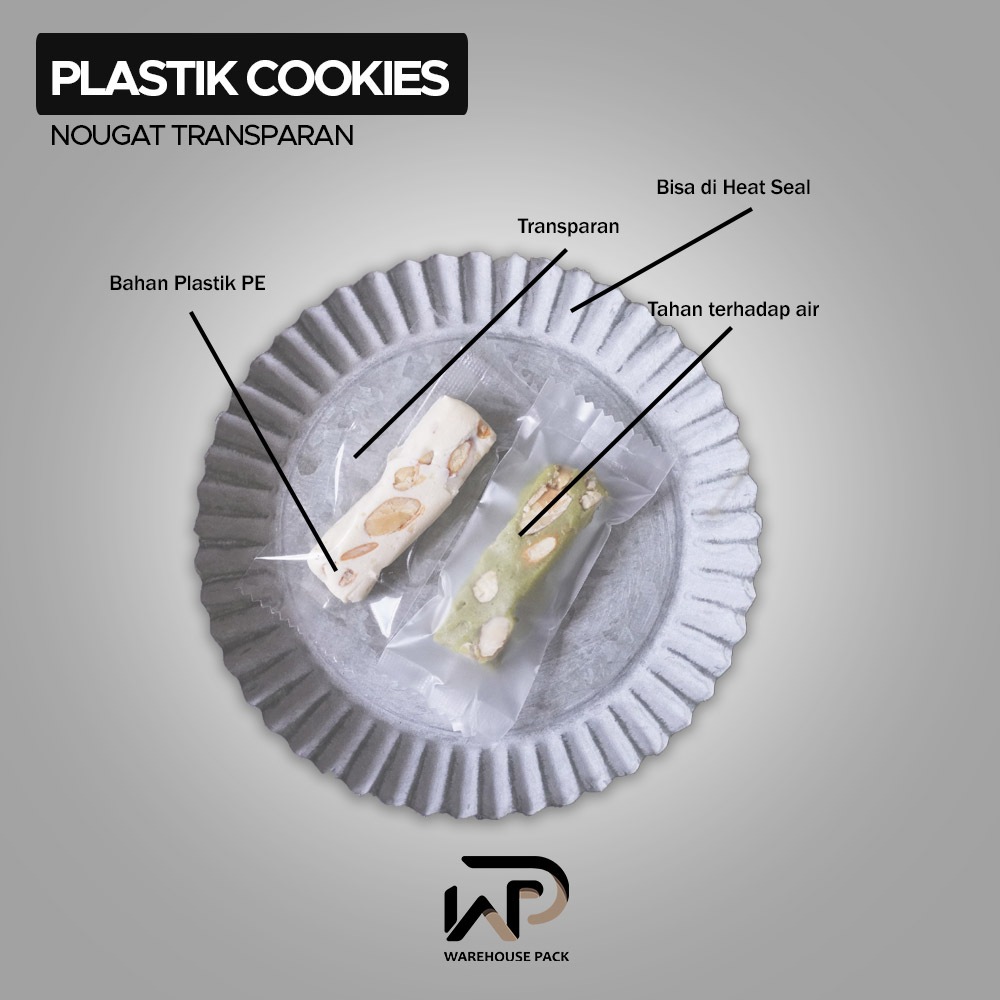 Jual (10 PCS) Plastik Nougat Permen Polos 4 x 9.5 cm | Plastik Kemasan ...