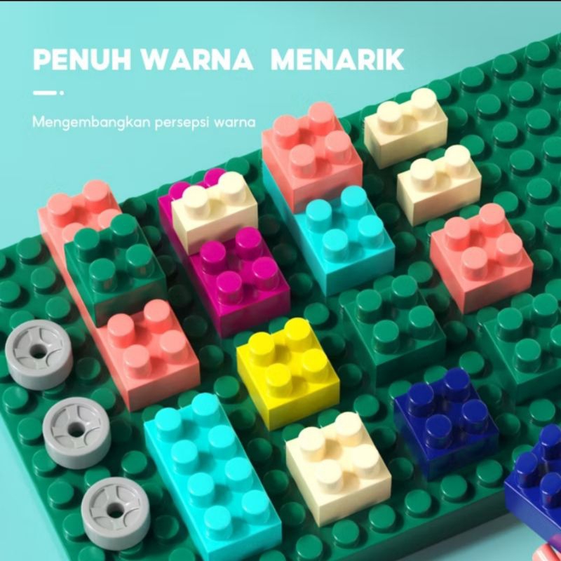 Jual KKV MAINAN BLOCKS BRICK SUSUN ANAK DIY 280 & 560 PCS Bahan kuat ...