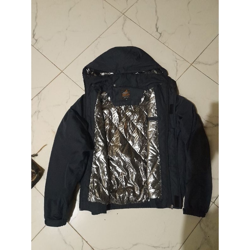 Jual gorpcore thermal jacket, (semi puffer) | Shopee Indonesia