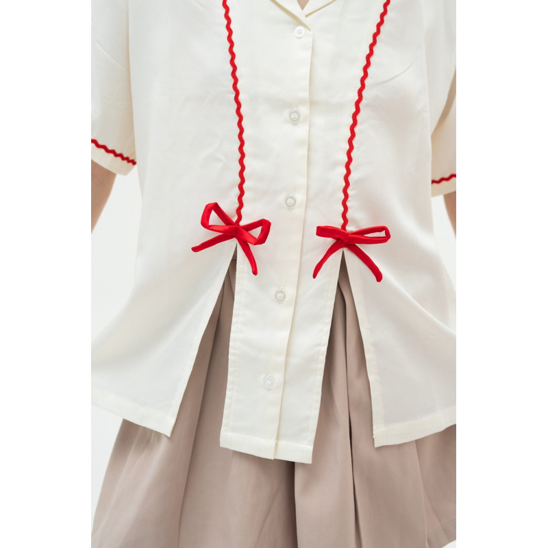 Curato | Mary Garnet Kemeja Wanita Rayon Adem