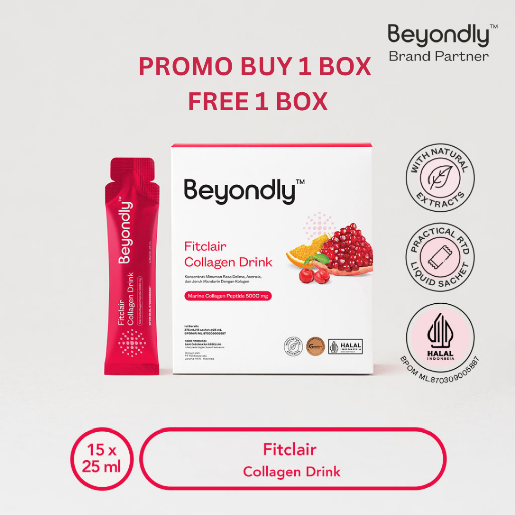 Jual BEYONDLY Fitclair Collagen Drink 25ml | Shopee Indonesia