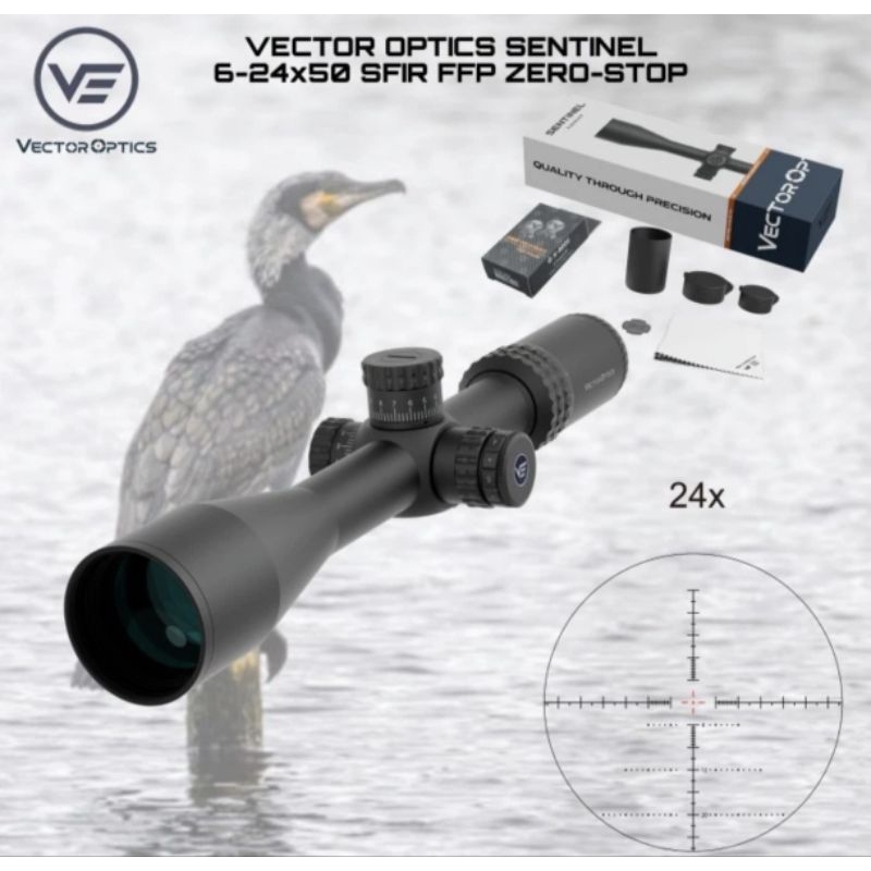Jual Vector Sentinel 6-24x50 FFP Zero stop | Shopee Indonesia