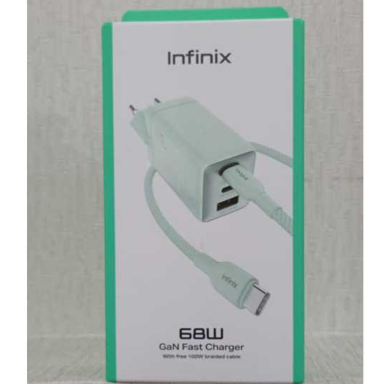 Jual Infinix GaN 68W Fast Charger (2C1A) | Shopee Indonesia