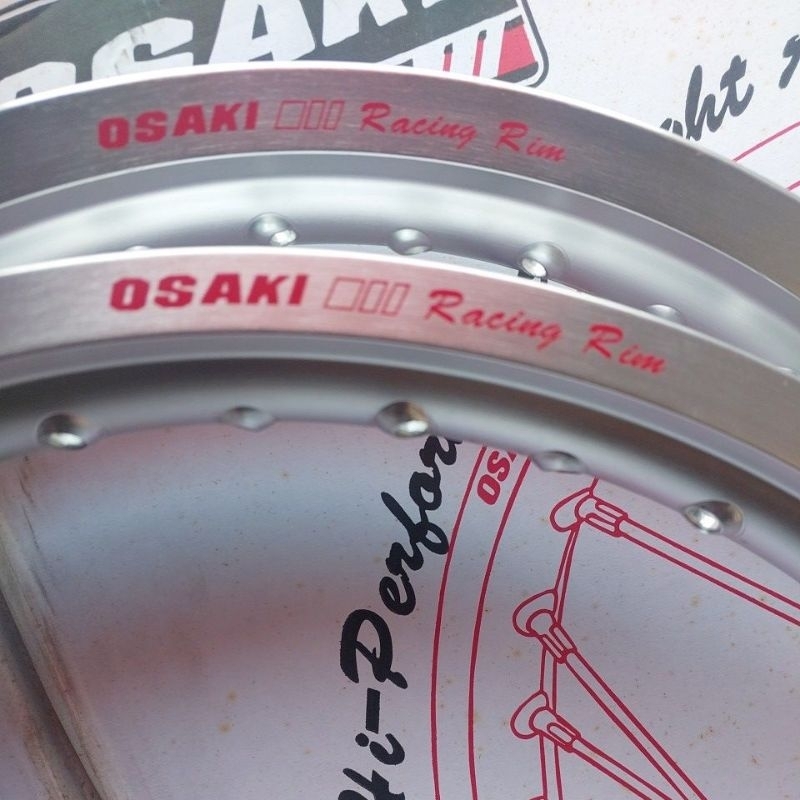 Jual osaki velg wm 160 185 ring 17 silver | Shopee Indonesia