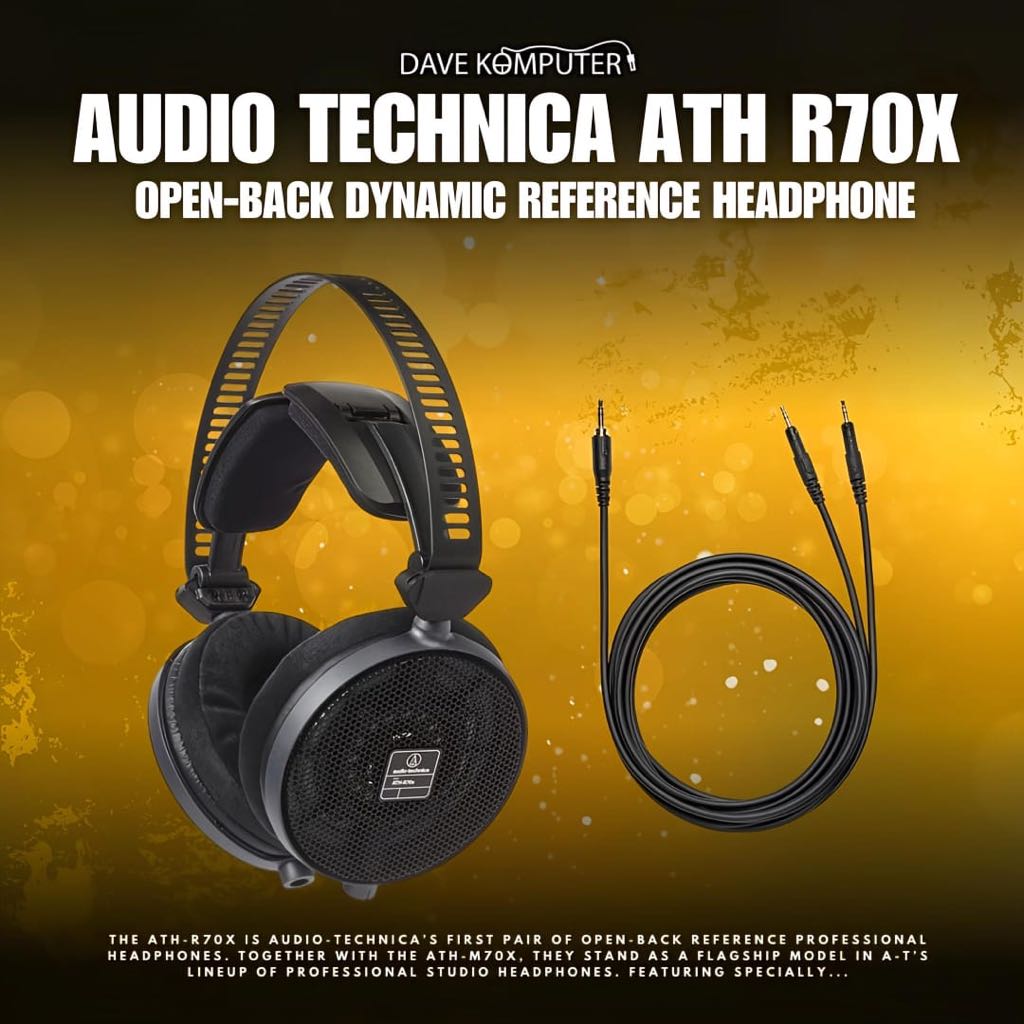 Jual Audio Technica ATH R70x Open-back Dynamic Reference Headphone ...