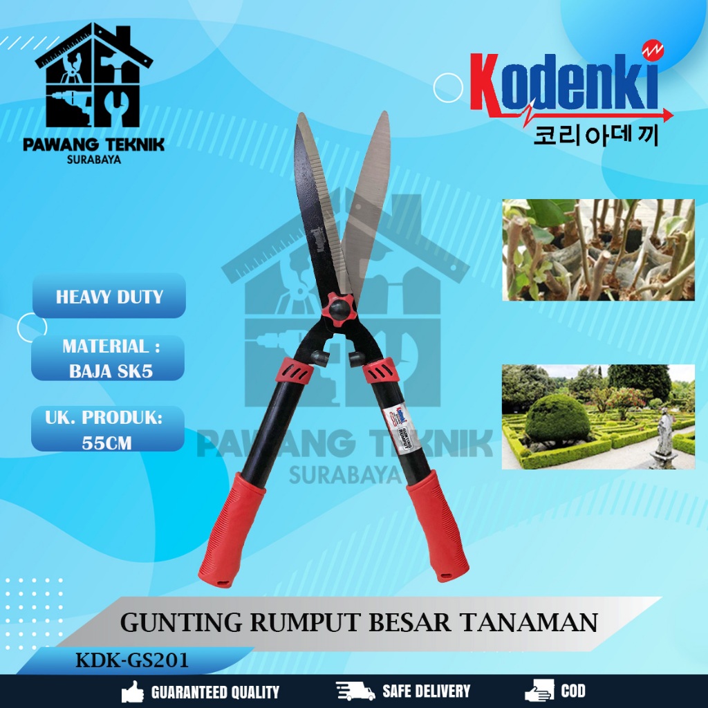 Jual Kodenki Gunting Rumput Besar Pagar Dahan Bunga Tanaman Taman ...
