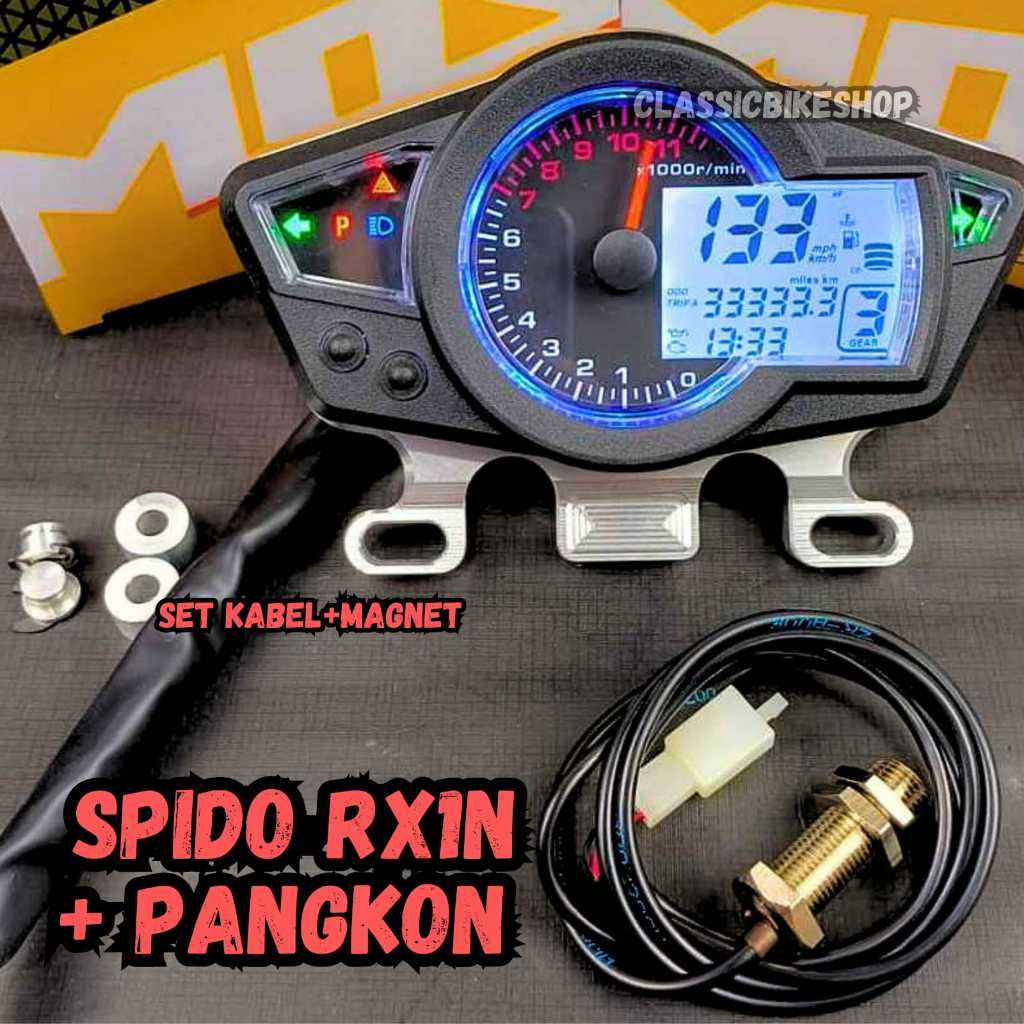 Jual Speedo Digital Koso RX1N Rep Spido Koso Rx1 N Set Pangkon Cnc ...