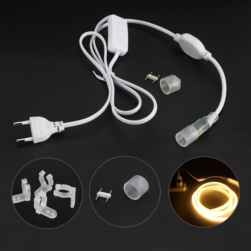 Jual SOKET COLOKAN STRIPS LAMPU Soket Lampu LED Strip 220V | Shopee ...