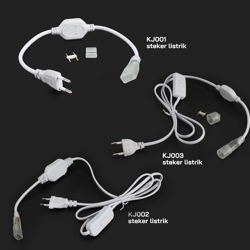 Jual SOKET COLOKAN STRIPS LAMPU Soket Lampu LED Strip 220V | Shopee ...