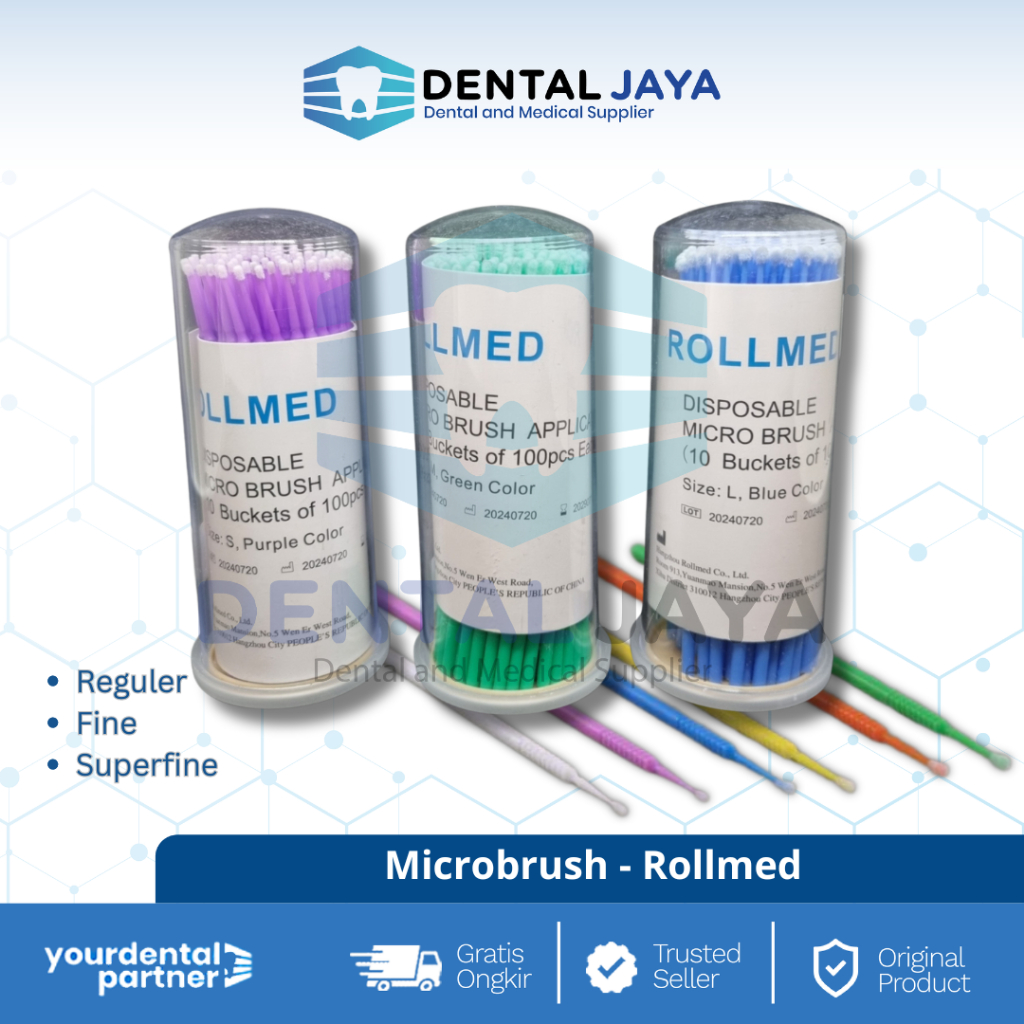 Jual Dental Jaya Microbrush / Micro aplicator / brush bonding | Shopee ...