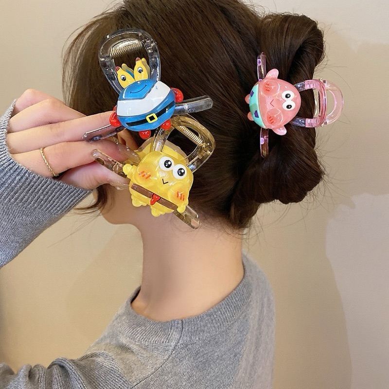 Jual De.Stuff2 - Jepitan Rambut Jedai Lucu Karakter Kartun Spongebob ...