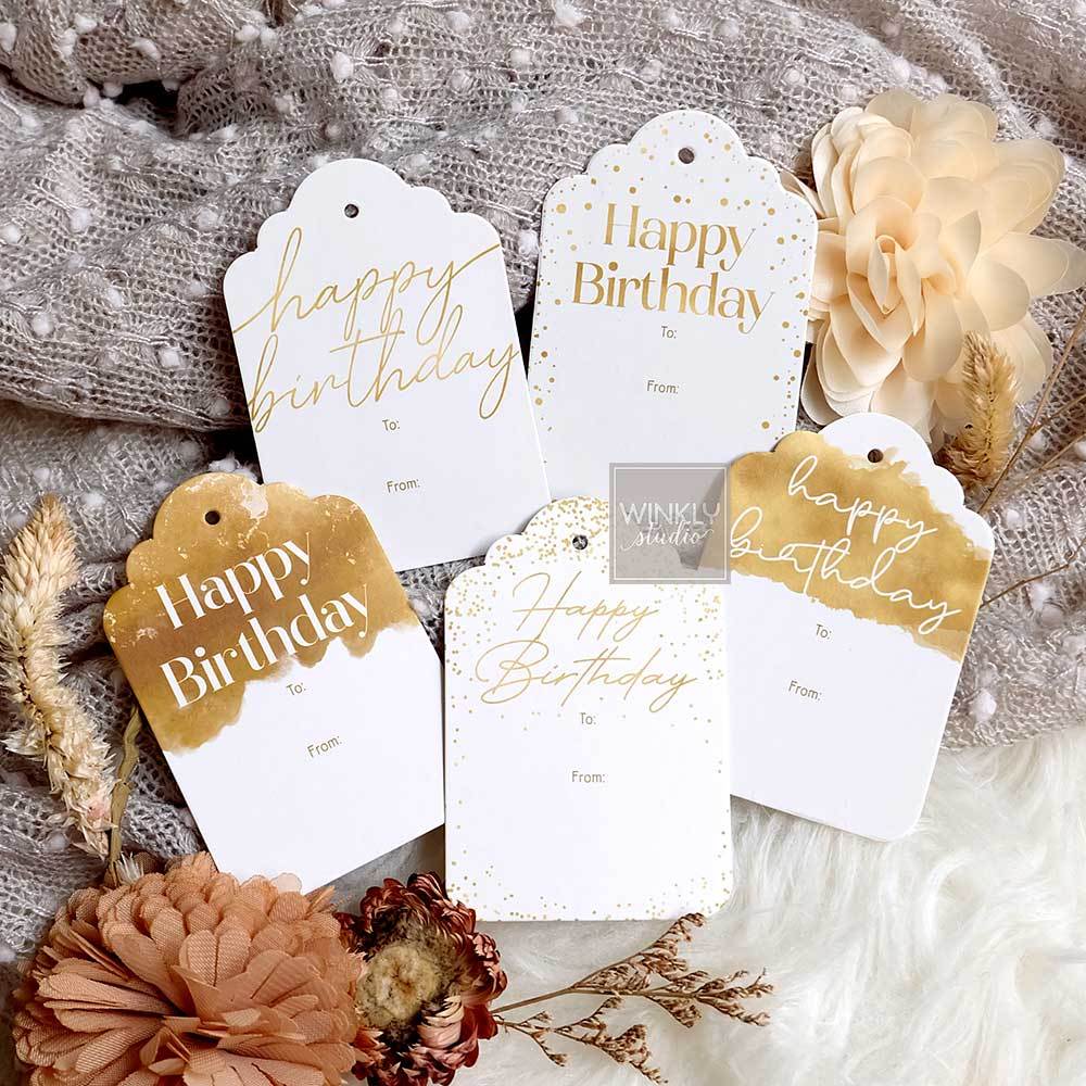 Jual Hang Tag Birthday HBD Hangtag Happy Birthday Mini Kartu Ulang ...