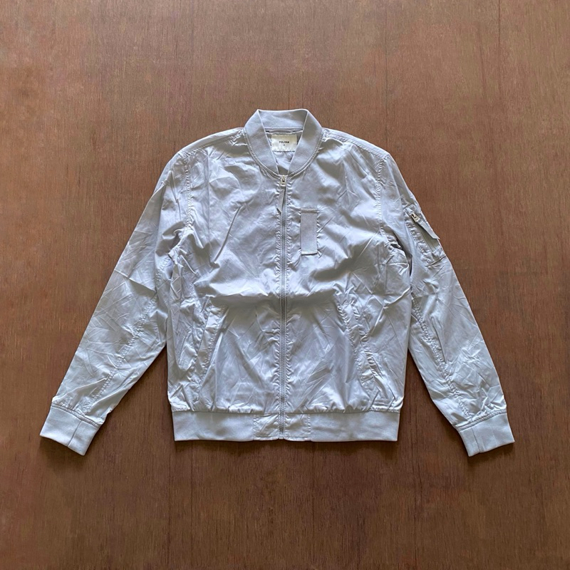 Jual Jacket Bomber Polham Grey Original | Shopee Indonesia