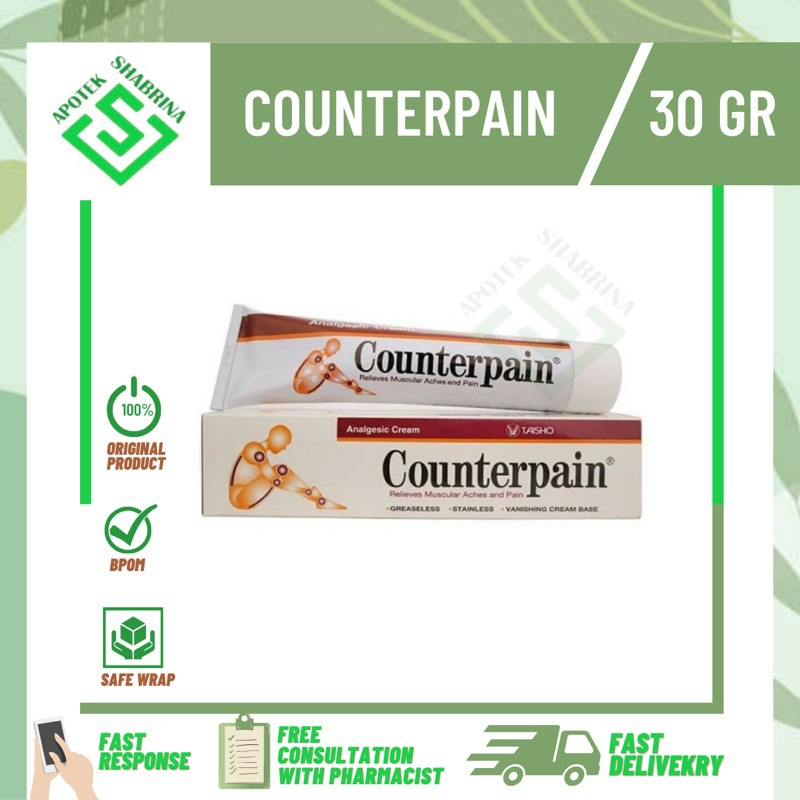 Jual COUNTERPAIN 30G KRIM SAKIT OTOT | Shopee Indonesia