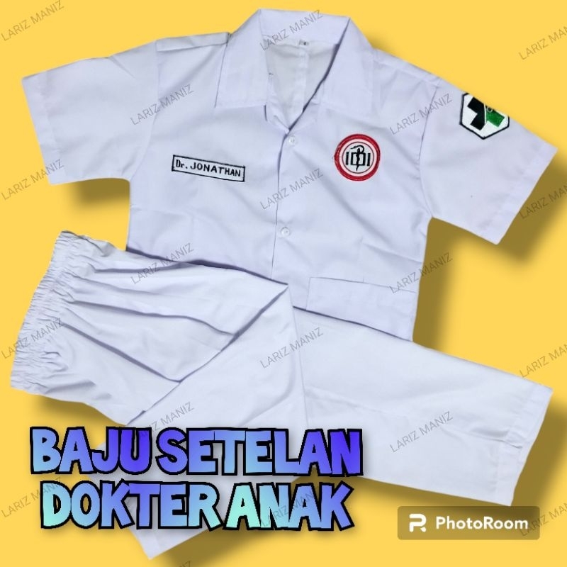 Jual BAJU SETELAN DOKTER ANAK | Shopee Indonesia
